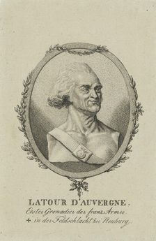 Théophile Corret de La Tour d'Auvergne (1743-1800), c. 1800. Creator: Anonymous