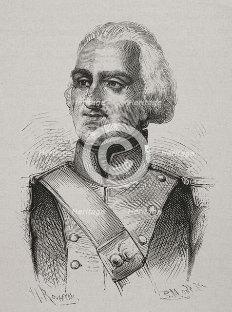 Théophile Corret de la Tour d'Auvergne (1743-1800), French military, 1879. Creator: Unknown.