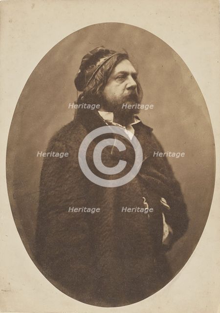 Théophile Gautier, c1856.  Creator: Nadar.