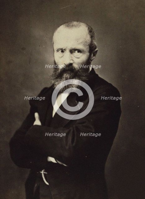 Théophile Thoré-Bürger (1807-1869). Artist: Nadar, Gaspard-Félix (1820-1910)