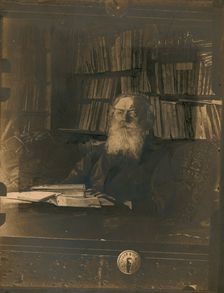 Theorist of narodism, philosopher, publicist, and sociologist Pyotr Lavrov (1823-1900), ca 1895