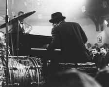 Thelonious Monk, Cambridge Union Debating Chamber, Cambridgeshire, 1966. Creator: Brian Foskett