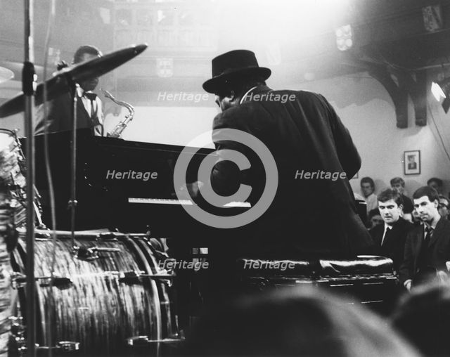 Thelonious Monk, Cambridge Union Debating Chamber, Cambridgeshire, 1966. Creator: Brian Foskett.