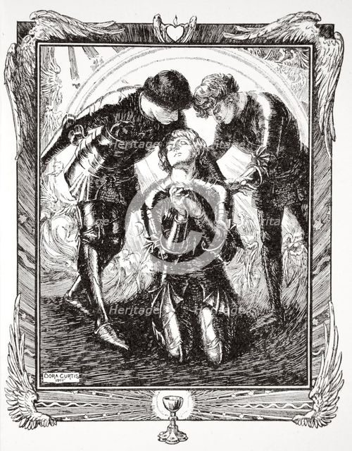 'Then they went to Sir Galahad', 1905.  Creator: Dora Curtis.