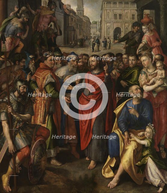 Then give to Caesar what is Caesar's, 1602. Creator: Martin de Vos.