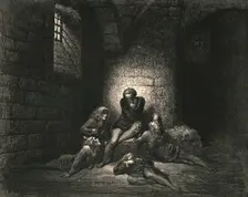 "Then, not to make them sadder, I kept down my spirit in stillness" c1890. Creator: Gustave Doré