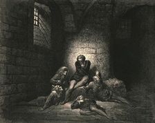 "Then, not to make them sadder, I kept down my spirit in stillness" c1890. Creator: Gustave Doré