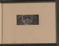 Thenot and Colinet Eat their Evening Meal, 1821. Creator: William Blake