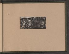 Thenot and Colinet Lead their Flocks Together, 1821. Creator: William Blake