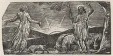 Thenot Remonstrates with Colinet, 1821. Creator: William Blake