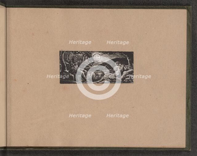 Thenot under Fruit Tree, 1821. Creator: William Blake.