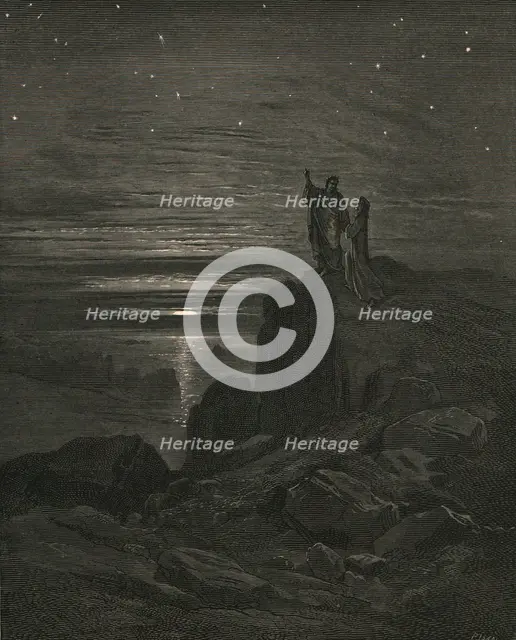'Thence issuing we again beheld the stars', c1890. Creator: Gustave Doré.