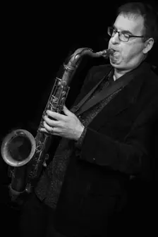 Theo Travis, 2017. Artist: Alan John Ainsworth