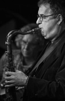 Theo Travis, 2017. Artist: Alan John Ainsworth