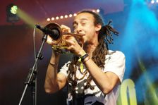 Theo Croker, Love Supreme Jazz Festival, Glynde Place, East Sussex, 2015. Artist: Brian O'Connor