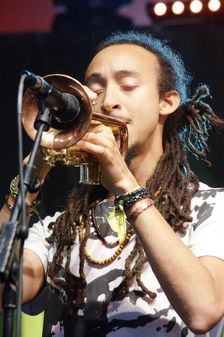 Theo Croker, Love Supreme Jazz Festival, Glynde Place, East Sussex, 2015. Artist: Brian O'Connor