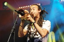 Theo Croker, Love Supreme Jazz Festival, Glynde Place, East Sussex, 2015. Artist: Brian O'Connor