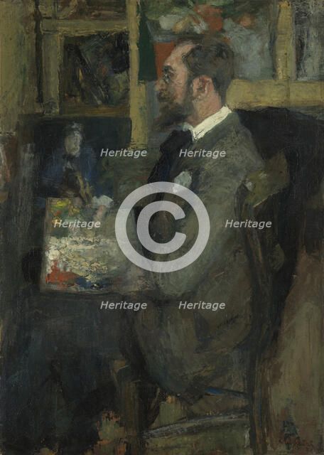 Théo Hannon, 1881-1882. Creator: James Ensor.