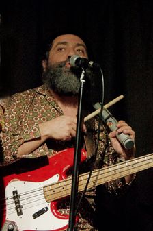 Theo Pascal, Carmen Souza's Silver Messengers, Verdict Jazz Club, Brighton East Sussex, 2019. Creator: Brian O'Connor