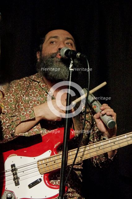 Theo Pascal, Carmen Souza's Silver Messengers, Verdict Jazz Club, Brighton East Sussex, 2019. Creator: Brian O'Connor.
