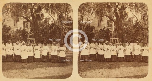 These are the sisters, c1850-c1930. Creator: D. J. Ryan.