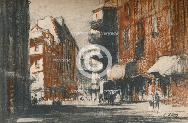 These foreign-looking streets, c1927, (1927). Artist: Henry Franks Waring.