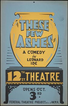 These Few Ashes, Oakland, CA, [193-]. Creator: Unknown