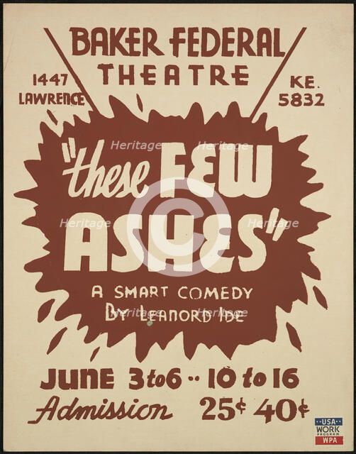These Few Ashes, Denver, 1937. Creator: Unknown.