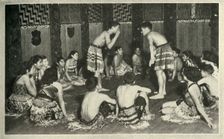 These Maori children at the Native School, Whakarewarewa, are playing a hand game c1948. Creator: Unknown