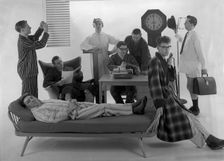 These Types are Always Available advertising agency image, 1964. Creator: Michael Walters