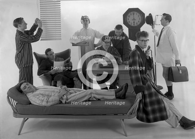 'These Types are Always Available', advertising agency image, 1964. Creator: Michael Walters.