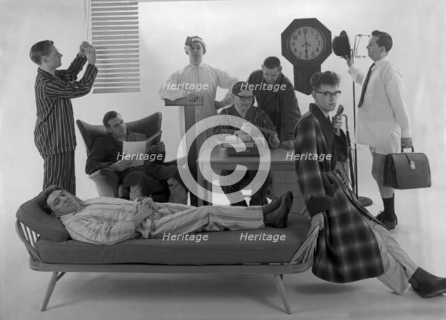 'These Types are Always Available', advertising agency image, 1964. Artist: Michael Walters