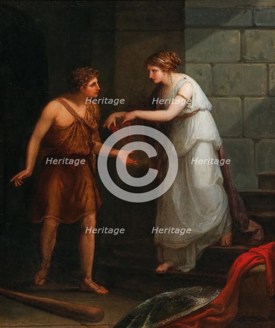 Theseus and Ariadne. Creator: Kauffmann, Angelika (1741-1807).
