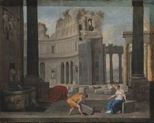 Theseus finding his Father's Sword and Sandals, 1612-1659. Creator: Jean Lemaire