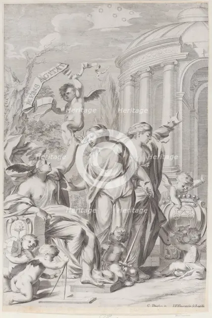 Thesis on the arts and sciences, 1664.  Creator: Johann Jakob Thurneysen the Elder.