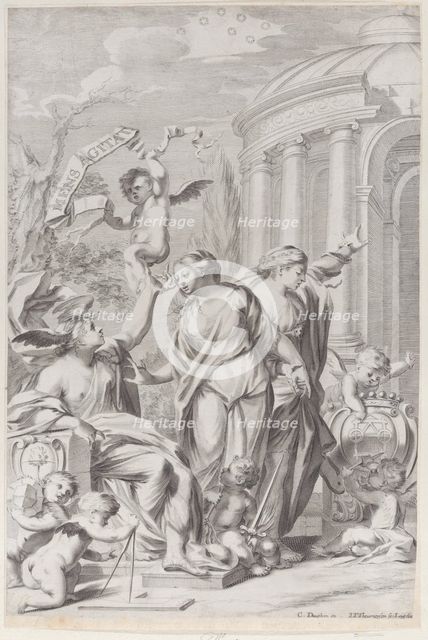 Thesis on the arts and sciences, 1664.  Creator: Johann Jakob Thurneysen the Elder.