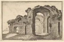 Thermaru diocletiani Ruinae (Baths of Diocletian), 1651. Creator: Wenceslaus Hollar