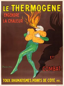 Thermogène generates heat and heals, 1929. Creator: Cappiello, Leonetto (1875-1942)