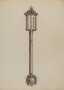 Thermometer, c. 1936. Creator: Franklin C. Moyan