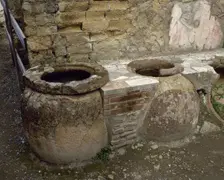 Thermopolium, Herculaneum, Italy. Creator: LTL