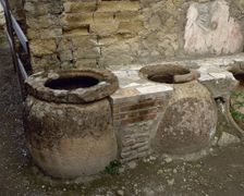 Thermopolium, Herculaneum, Italy. Creator: LTL