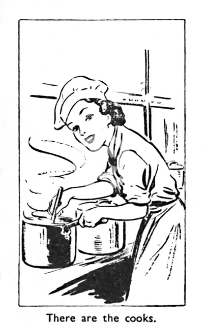'There are the cooks', 1940. Artist: Unknown.