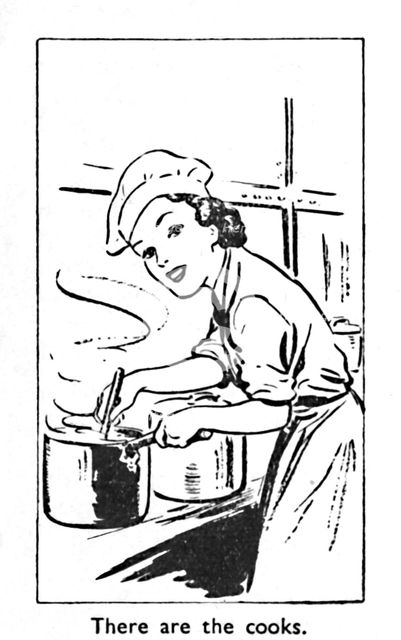 'There are the cooks', 1940. Artist: Unknown.