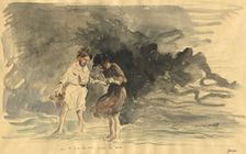 There is corn in the sea!, fourth quarter 1800s or first third 1900s. Creator: Jean Louis Forain (French, 1852-1931)