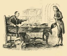 "There is the door!" , (1907). Creator: Unknown