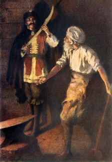 "There is the sword and here is the anvil", 1917. Creator: Unknown