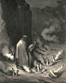 There stood I like the friar, that doth shrive a wretch for murder doom'd c1890. Creator: Gustave Doré