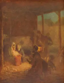 There Was No Room in the Inn c1910, (1911). Artist: Edward Stott