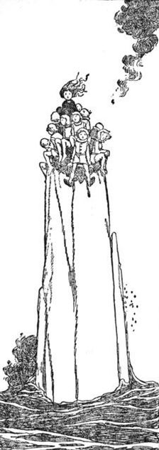 There Was Only Just Room for Her and Them c1930. Artist: W Heath Robinson