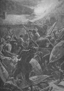 There Was A Hand-To-Hand Struggle, 1902. Artist: WR Wollen